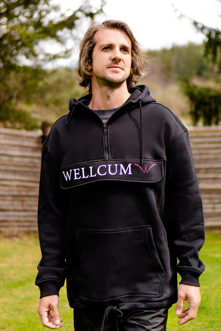 Spa For Men - 1/4-Zip Hoodie